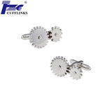 Tooth Wheel Cufflinks Men Cuff Links 2 Pairs