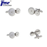 Tooth Wheel Cufflinks Pair for Men