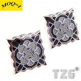 Enamel Cufflink Cuff Link Pair