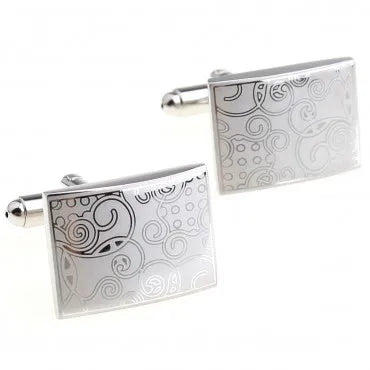 TZG01957 Laser Cufflink 5 Pairs