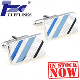 Enamel Epoxy Cufflink Cuff Link 2 Pair Set