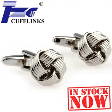 TZG02109-1 Knots Cufflink Cuff Link 2 Pairs