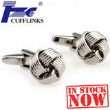 TZG02109-1 Knots Cufflink Cuff Link 2 Pairs