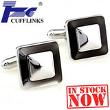 Enamel Epoxy Cufflink Cuff Link - 2 Pairs Offer