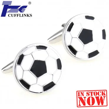 Men's Football Cufflink - 2 Pairs Set