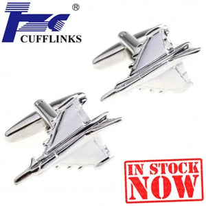 Airplane Cufflink Set of 2 Pairs