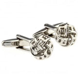 TZG04219 Cufflink Set 5 Pairs Silver Gold Black Shirt Sleeve Fasteners