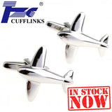 Plane Cufflink Cuff Link 2 Pairs