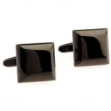 Classic Metal Cufflinks in Silver Tone for Men
