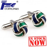 Enamel Knots Cufflink Cuff Link Set