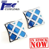 Enamel Epoxy Cufflink Cuff Link 2 Pairs - Stylish Clothing Accessory
