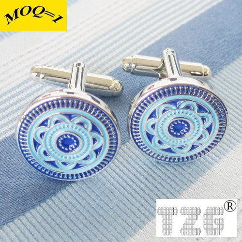Men's Silver Cufflink Set - 1 Pair