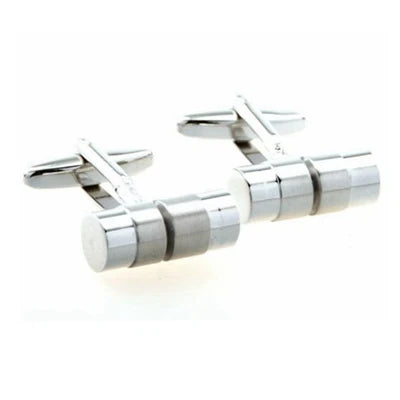 New 5 Pair Cufflinks Set - Sleek and Stylish Accessory for Formal Wear