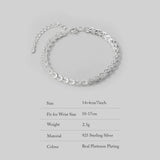 925 Silver Phoenix Bracelet Adjustable Plated Jewelry