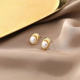 925 Sterling Silver Pearl Earrings for Women Fine Jewelry