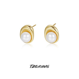 925 Sterling Silver Pearl Earrings for Women Fine Jewelry