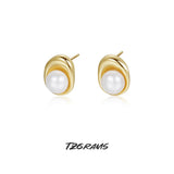 925 Sterling Silver Pearl Earrings for Women Fine Jewelry