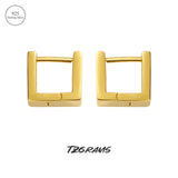 Delicate Cube Earrings 925 Stamped Minimalistic Fine Jewelry