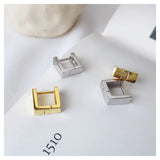 Delicate Cube Earrings 925 Stamped Minimalistic Fine Jewelry