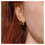 Delicate Cube Earrings 925 Stamped Minimalistic Fine Jewelry