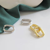 Personalized Oval Earrings Plated - Birthday Party Jewelry