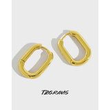 Personalized Oval Earrings Plated - Birthday Party Jewelry