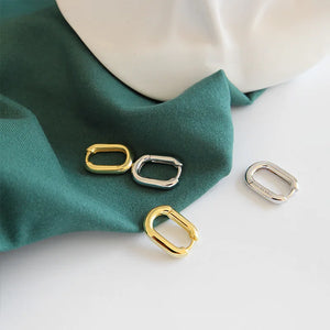 Personalized Oval Earrings Plated - Birthday Party Jewelry