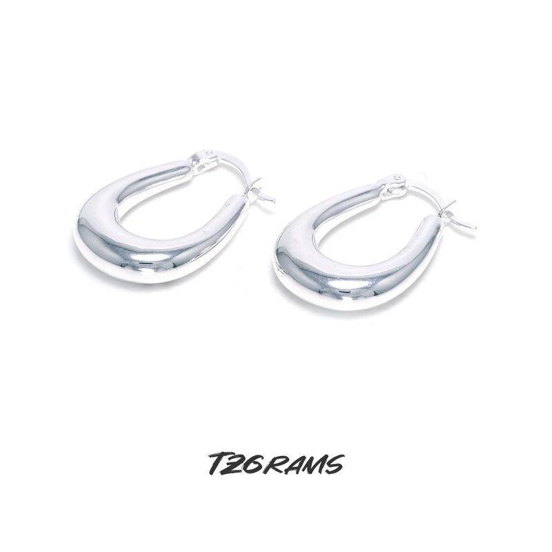 3D Sterling Silver Earrings for Women