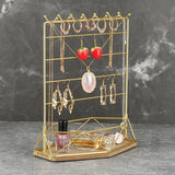 Table Hanging Jewelry Organizer Holder Display Stand with Tray Base