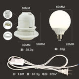 Table Lamp Epoxy Resin Mold Bulb Holder Base Stand Silicone DIY Crafts