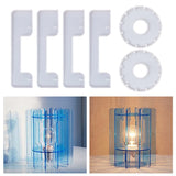 Table Lamp Epoxy Resin Mold Bulb Holder Base Stand Silicone DIY Crafts