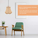 Fabric Drum Lamp Shade Clip-On Bulb Cover for Table Floor Lamp