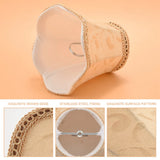 Fabric Drum Lamp Shade Clip-On Bulb Cover for Table Floor Lamp