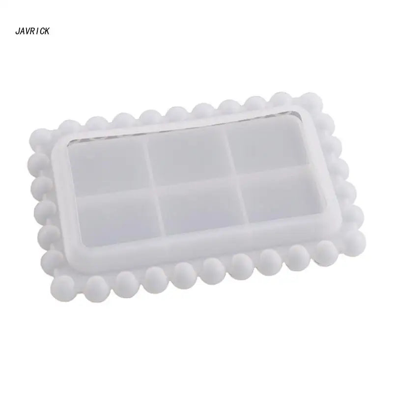 Round Bead Tray Coaster Silicone Mold for Home Decoration Resin Casting
