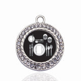 Circle Heart Charm Pendants Set for DIY Jewelry Making