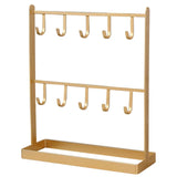 Tabletop Iron Jewelry Display Shelf Porch Key Rack
