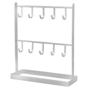 Tabletop Iron Jewelry Display Shelf Porch Key Rack