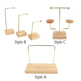 Metal Jewelry Display Stand Holder for Earrings Rings Countertop