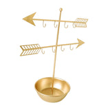 Round Base Jewelry Display Stand Necklace Rack Iron Nordic for Chains Pendant