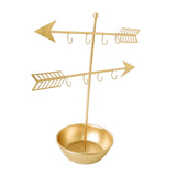 Round Base Jewelry Display Stand Necklace Rack Iron Nordic for Chains Pendant