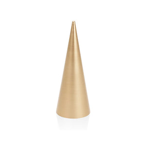 Metal Ring Holder Cone Shaped Stand for Jewelry Storage 3x8cm