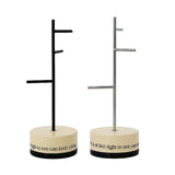 3 Tier Rotating Jewelry Stand Organizer with Tray