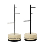 3 Tier Rotating Jewelry Stand Organizer with Tray