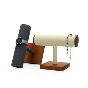 Wood Bracelet Bangle Watch Display Stand Jewelry Holder