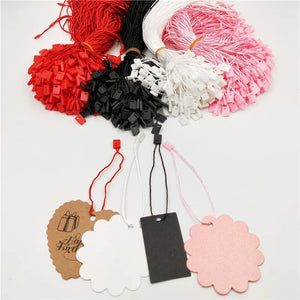200Pcs/Lot Colorful Rope Tag Line for Clothing Garment Tags
