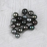 Tahiti 11-12mm Round Natural Seawater Pearl Loose Beads