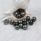 Tahiti 11-12mm Round Natural Seawater Pearl Loose Beads