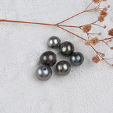 Tahiti 11-12mm Round Natural Seawater Pearl Loose Beads