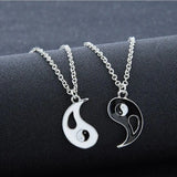 Tai Chi Clavicle Chain Antique Pendant Necklace Couple Jewelry