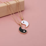 Tai Chi Clavicle Chain Antique Pendant Necklace Couple Jewelry